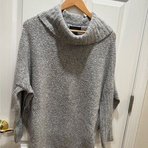 Grace Heather Gray Cowl Neck Sweater